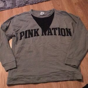 Vs pink sweater size small